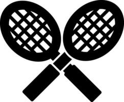 Tennis Schläger Vektor Symbol Design