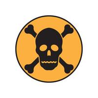 radioaktiv Warnung Symbol vektor