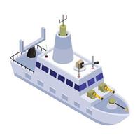 amphibisches Angriffsschiff vektor