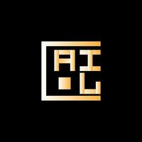 ail brev logotyp vektor design, ail enkel och modern logotyp. ail lyxig alfabet design
