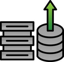 data lagring vektor ikon design