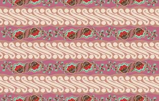 Batik Parang nahtloses Muster mit Pastellfarbe vektor