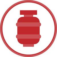 Gas Flasche Vektor Symbol Design