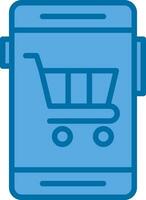 Online-Shopping-Vektor-Icon-Design vektor