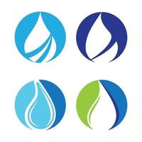 Wassertropfen-Logo-Bilder vektor