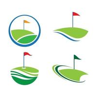 Golf Logo Vektor Icon