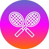 tennis racket vektor ikon design