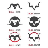 bull head logo bilder vektor