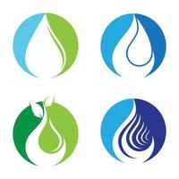 Wassertropfen-Logo-Bilder vektor