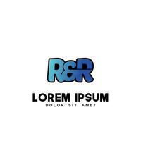 rr Initiale Logo Design Vektor