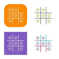 Tic Tac Toe-Vektorsymbol vektor