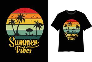 Sommer-T-Shirt-Design vektor