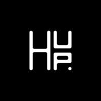 hup Brief Logo Vektor Design, hup einfach und modern Logo. hup luxuriös Alphabet Design