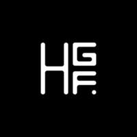 hgf brev logotyp vektor design, hgf enkel och modern logotyp. hgf lyxig alfabet design