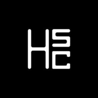 hsc Brief Logo Vektor Design, hsc einfach und modern Logo. hsc luxuriös Alphabet Design