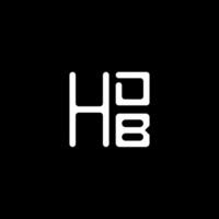 hdb Brief Logo Vektor Design, hdb einfach und modern Logo. hdb luxuriös Alphabet Design