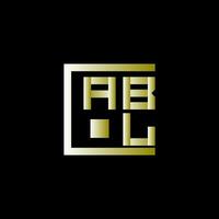 abl brev logotyp vektor design, abl enkel och modern logotyp. abl lyxig alfabet design