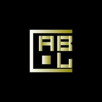 abl Brief Logo Vektor Design, abl einfach und modern Logo. abl luxuriös Alphabet Design