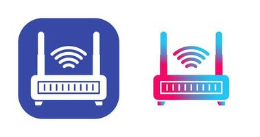 WLAN-Router-Vektorsymbol vektor