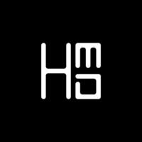 hmd brev logotyp vektor design, hmd enkel och modern logotyp. hmd lyxig alfabet design