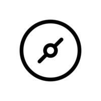 Kompass Symbol im modisch eben Stil isoliert auf Weiß Hintergrund. Kompass Silhouette Symbol zum Ihre Webseite Design, Logo, Anwendung, ui. Vektor Illustration, Folge10.