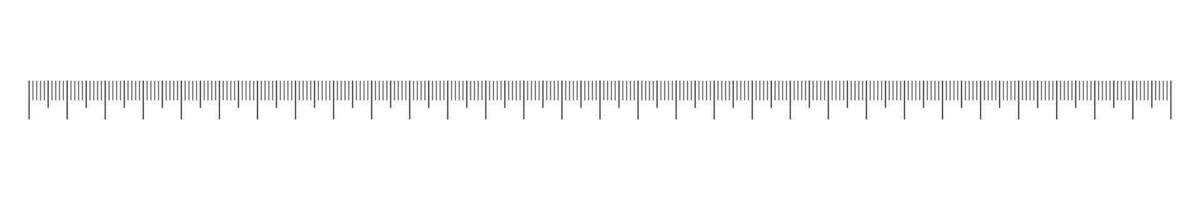 Messung Diagramm mit 30 Zentimeter. Länge Messung Mathematik, Distanz, Höhe, Nähen Werkzeug. Lineal Skala. Vektor Illustration.