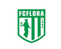 Flora Tallinn Verein Symbol Logo Estland Liga Fußball abstrakt Design Vektor Illustration