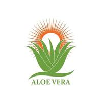 aloevera logotyp ikon vektor illustration design