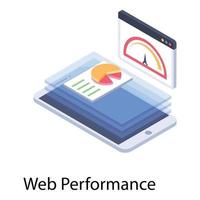 Web-Performance-Konzepte vektor