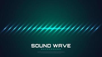 Spektrum-Sound-Hintergrund mit leuchtenden Wellen. Equalizer-Design vektor