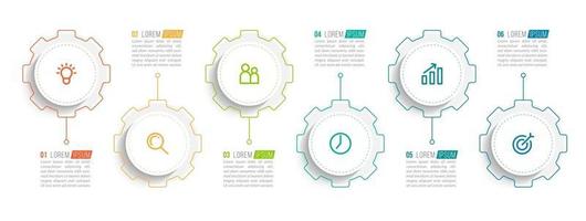 Business-Infografik-Präsentation vektor