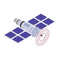 Satellit und Ausrüstung vektor