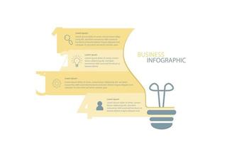 abstrakta infographics nummer steg alternativ vektor