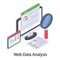 webbdataanalys vektor