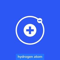 Wasserstoffatom-Symbol für das Web vektor