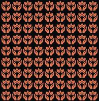 röd hand i blad sömlös mönster design vektor