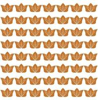 orange abstrakt blad mönster design vektor