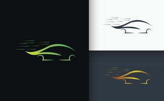 Auto-Logo-Design-Vorlagenset vektor