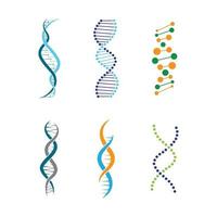 DNA Logo Bilder Illustration vektor