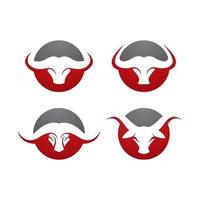 bull head logo bilder vektor