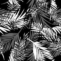 Nahtloses exotisches Muster mit tropischen Anlagen. vektor