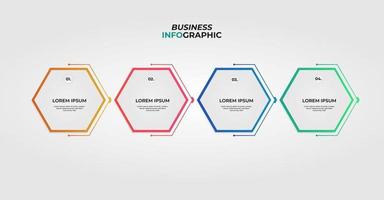 Vektor-Infografik-Business-Template-Design vektor