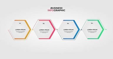 Vektor-Infografik-Business-Template-Design vektor