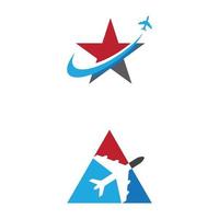 flygplan ikon vektor illustration logotyp mall