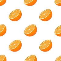 Illustration zum Thema großes farbiges nahtloses Orange vektor