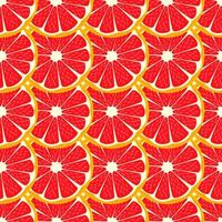 Illustration zum Thema große farbige nahtlose Grapefruit vektor