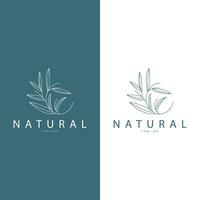 minimalistisk feminin botanisk blomma skönhet linje växt logotyp, design vektor illustration