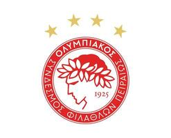 Olympiakos Verein Logo Symbol Griechenland Liga Fußball abstrakt Design Vektor Illustration