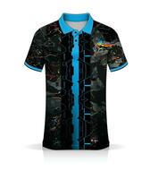 Fußball Jersey Attrappe, Lehrmodell, Simulation Fußball Jersey Design Sublimation Sport t Hemd Design Sammlung zum Rennen Radfahren Spielen vektor