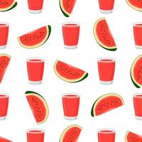 Illustration zum Thema farbige Limonade im Wassermelonenbecher vektor